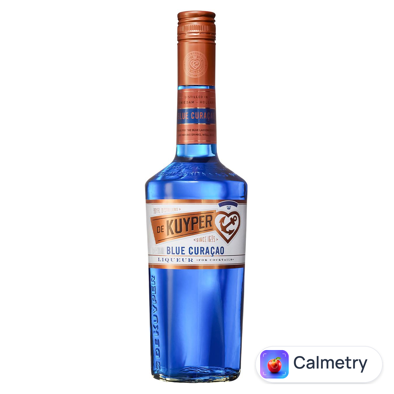 Лікер De Kuyper Blue Curacao 24% 0,7л — фото продукту