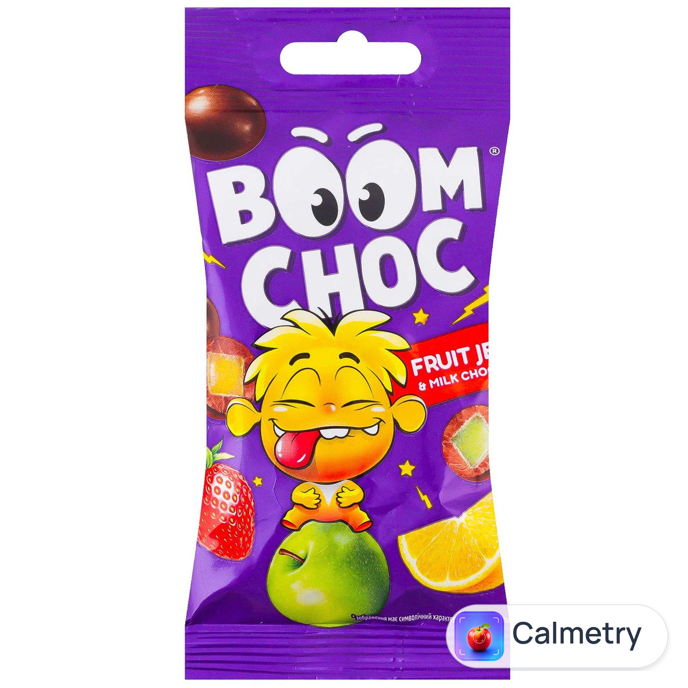 Драже Boom Сhoc Мармелад у молочному шоколаді зі смаком фруктів 45г