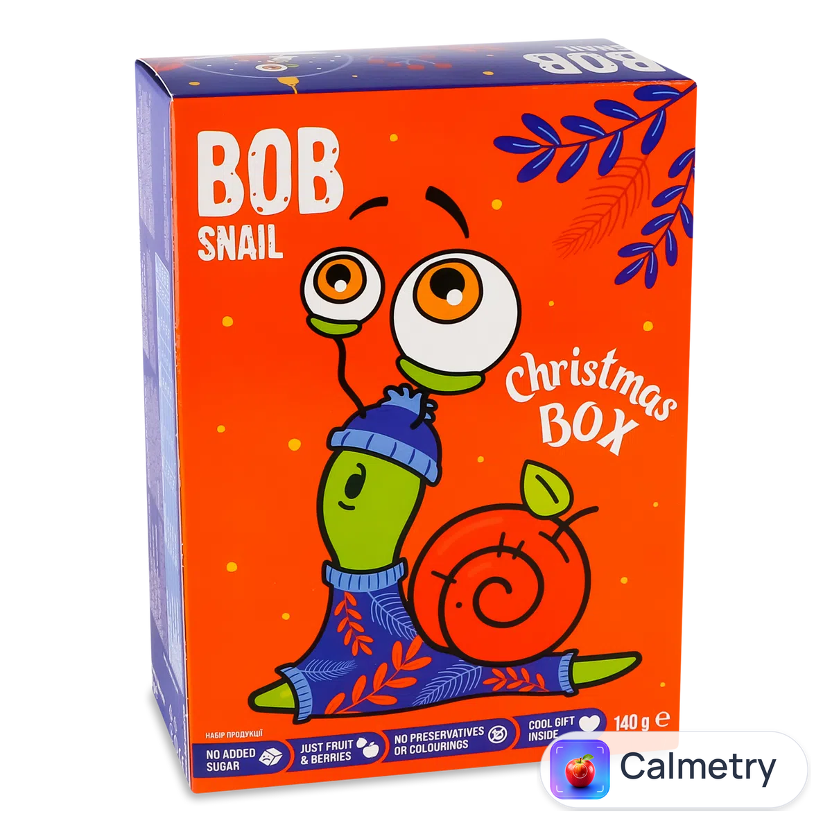 Набір цукерок Bob Snail Різдвяний бокс з іграшкою 140г