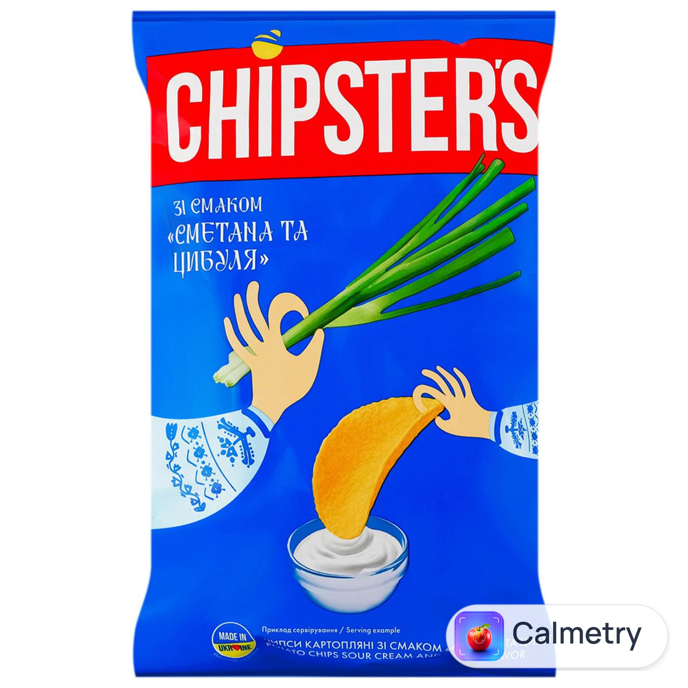 Чипси Chipster`s сметана та цибуля 60г