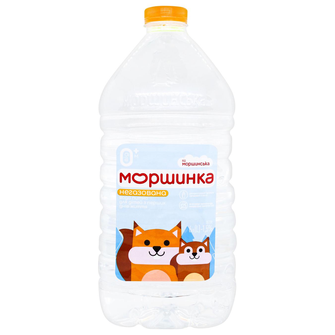 Вода питна Моршинка негазована для дітей 6л — фото продукту