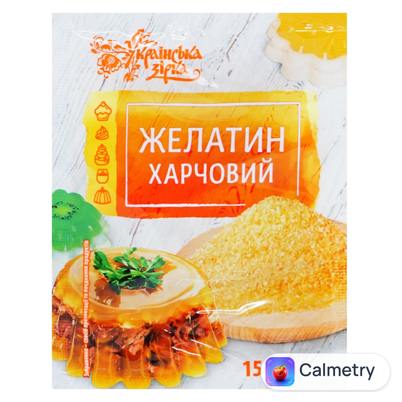 Желатин Українська Зірка харчовий 15г