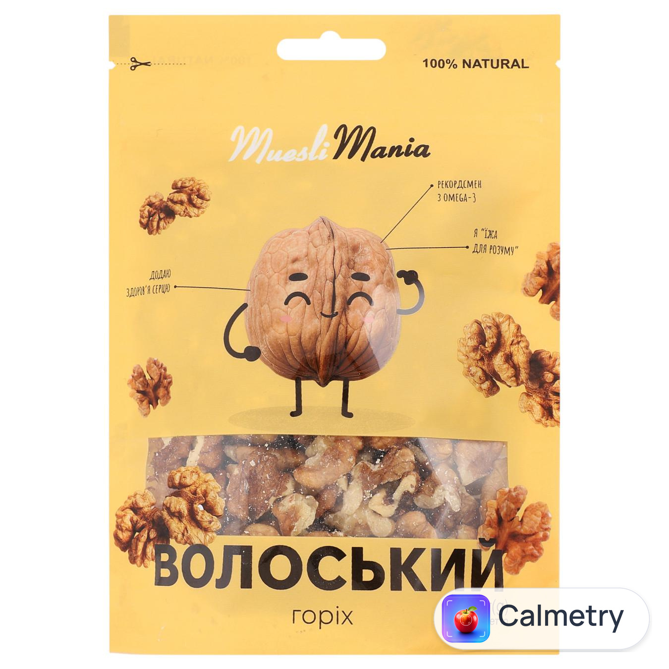 Горіхи Волоські Muesli Mania лущені 120г