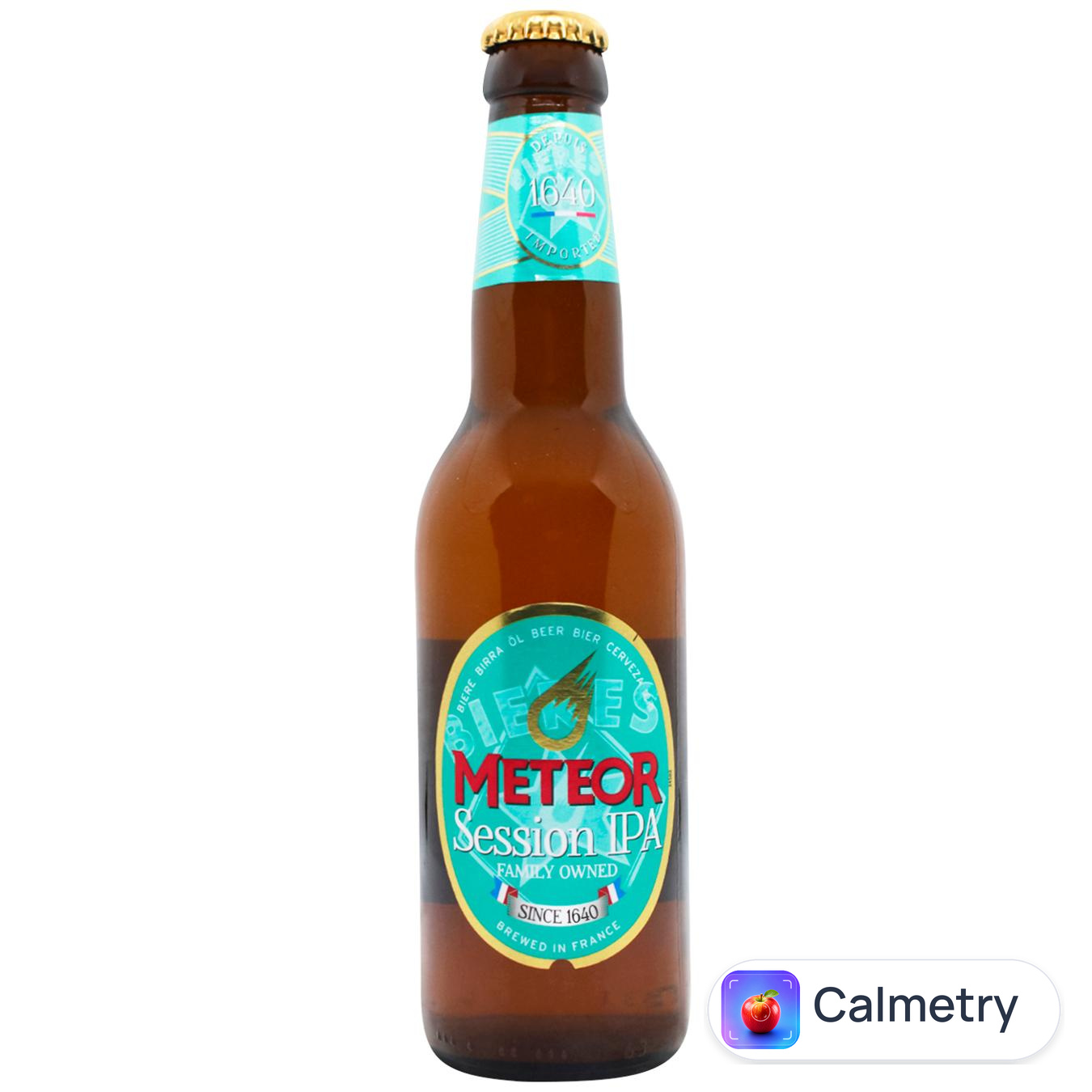 Пиво Meteor Session IPA світле нефільтроване 4,8% 0,33л