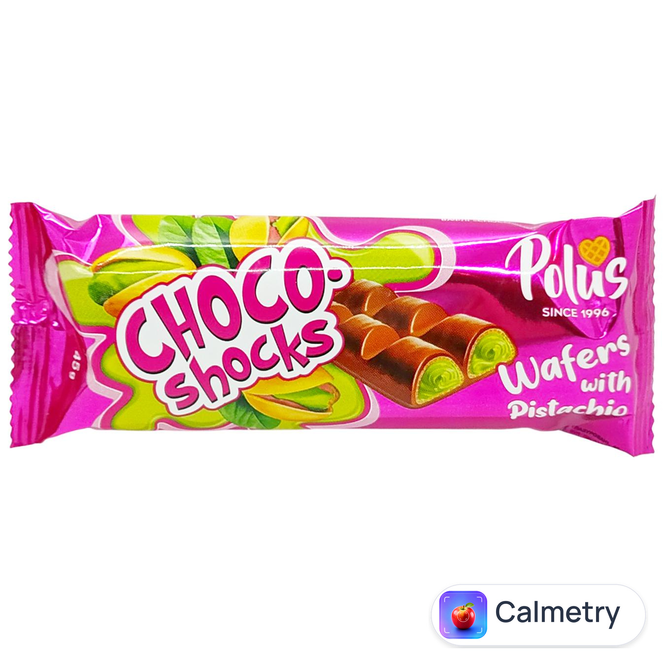 Вафлі Polus Choco-shocks з фісташкою 45г
