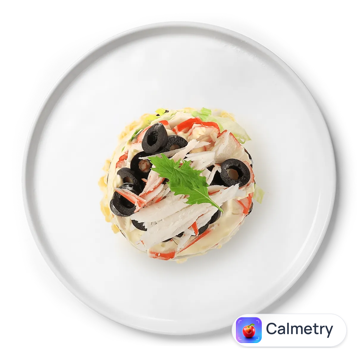 Салат з морепродуктами та свіжими огірками
