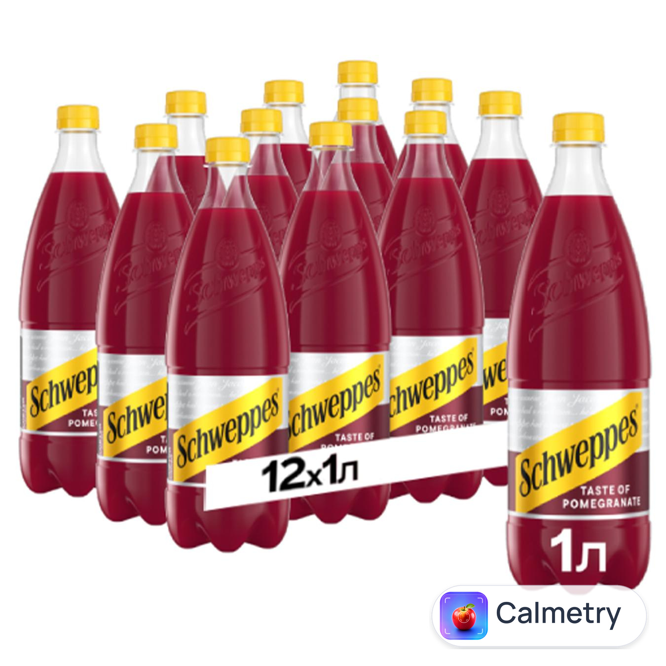Напій газований Schweppes Гранат 1л 12шт
