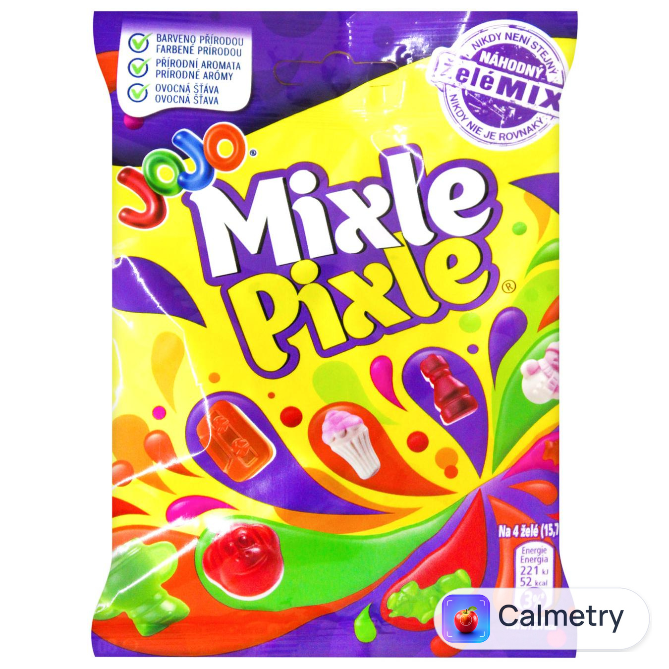 Цукерки Jojo Mixle Pixle желейні з фруктовими смаками 80г — фото продукту