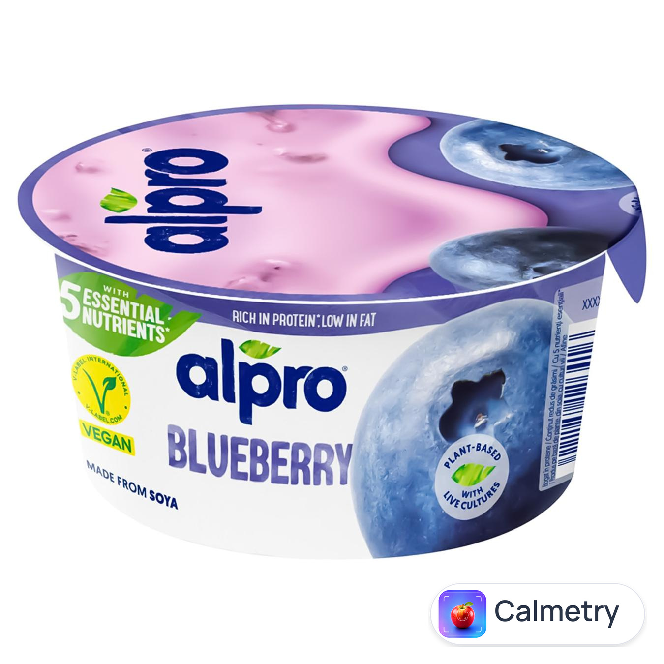 Продукт соєвий Alpro з чорницею 150г — фото продукту
