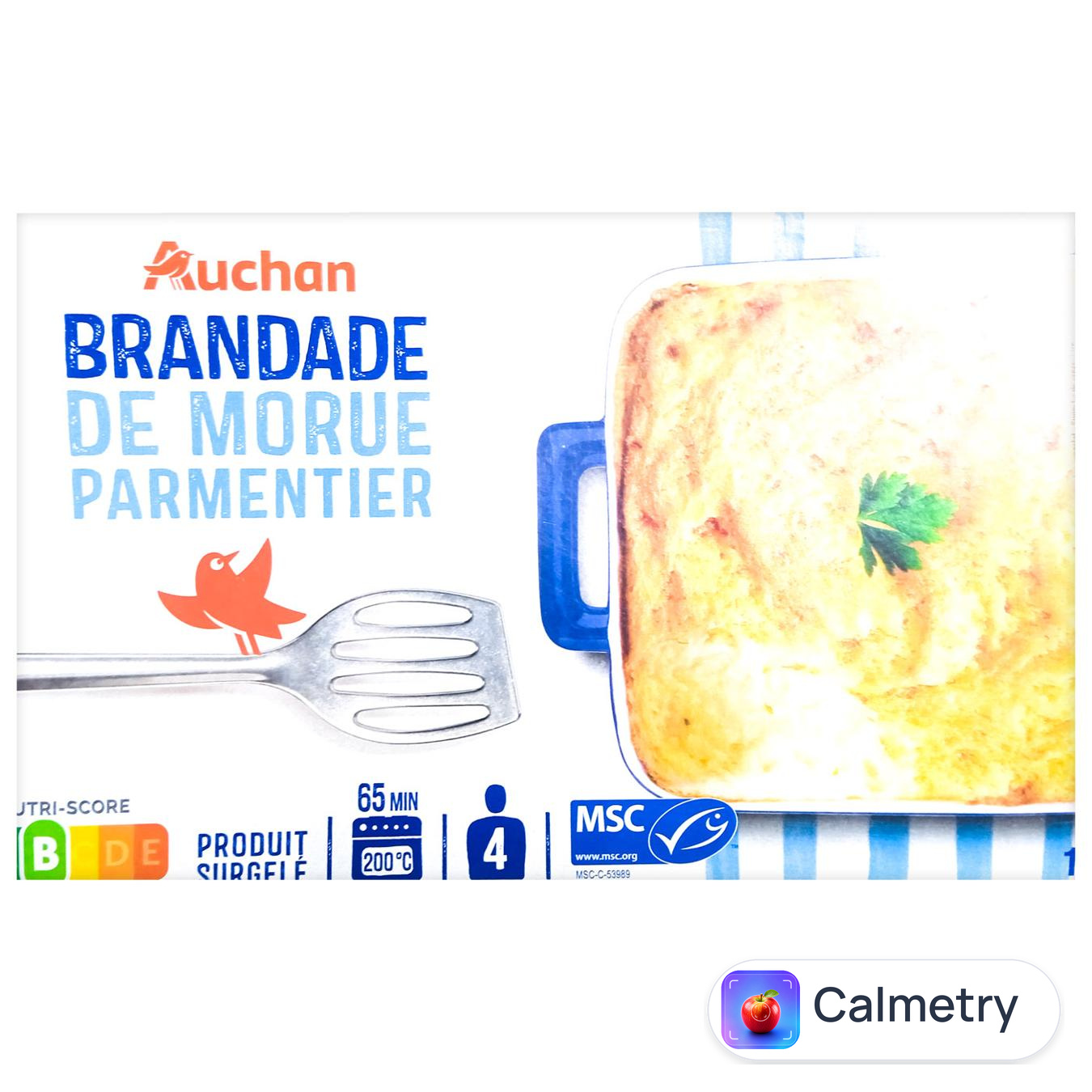 Запіканка Auchan з тріски з прованськими травами заморожена 1кг