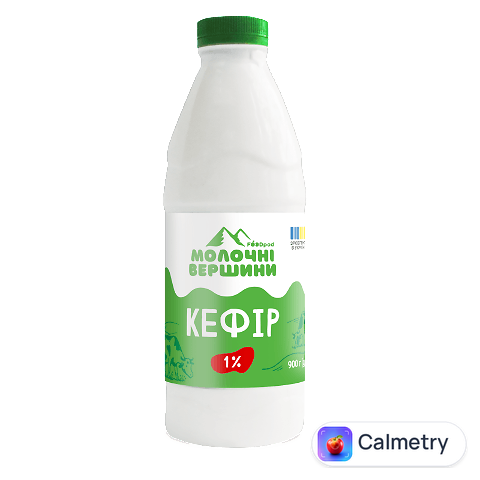 Кефір Молочні вершини 1% пл, 900г