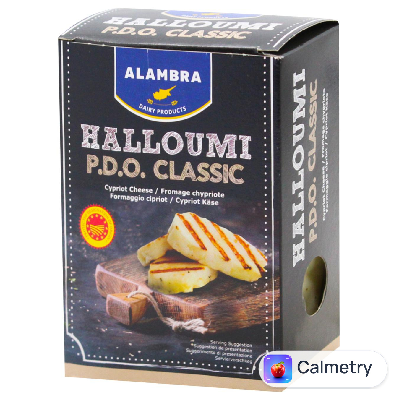 Сир Alambra Halloumi з коров'ячого, козячого та овечого молока 200г