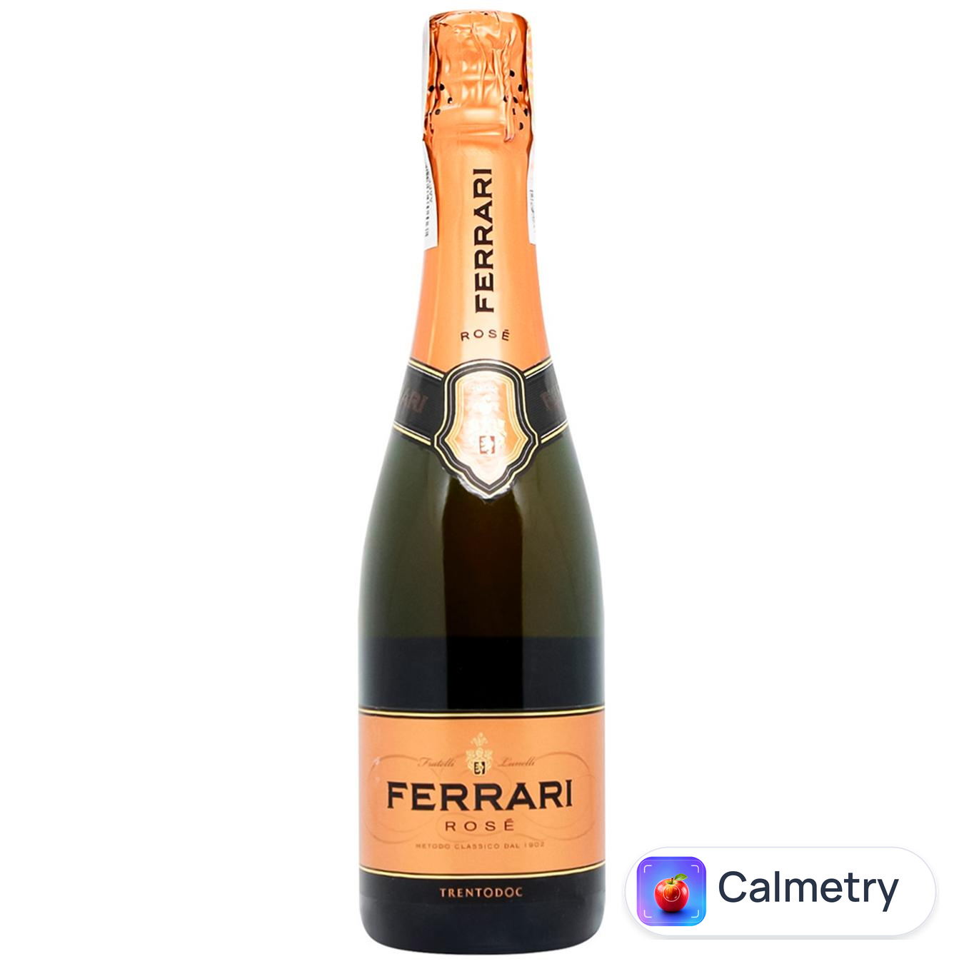 Вино ігристе Ferrari Rose рожеве брют 12,5% 0,375л