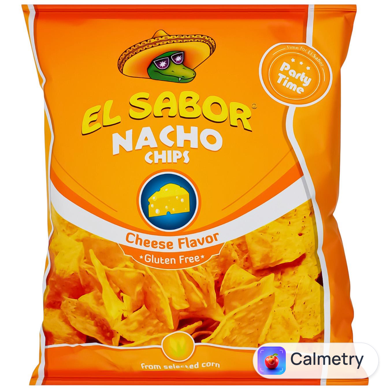 Чипси El Sabor Nacho зі смаком сиру 225г