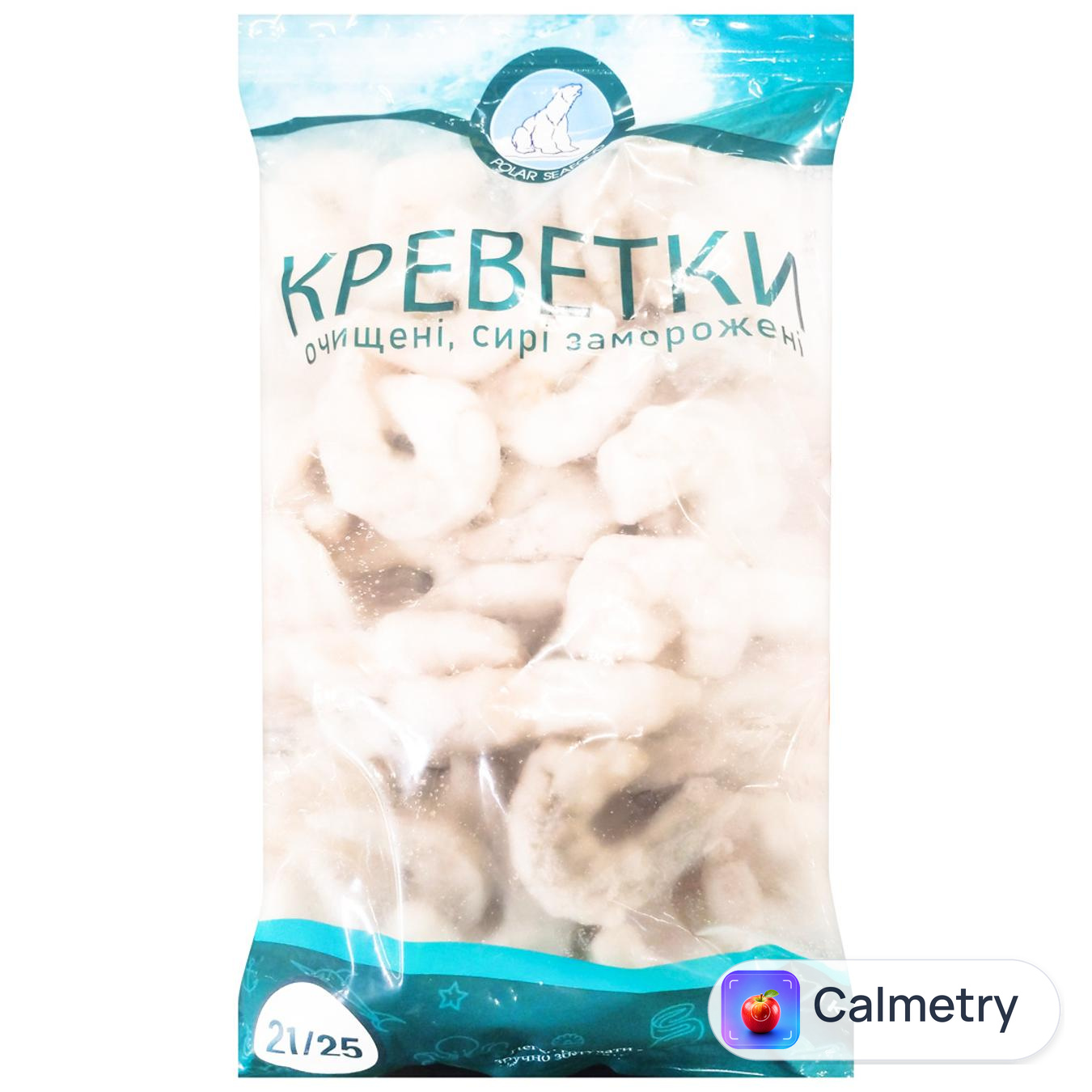 Креветки Polar Seafood без голови в панцирі сирі заморожені 21/25 1кг