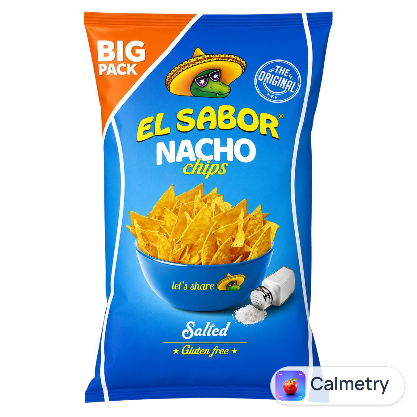 Чипси El Sabor Nacho з сіллю 180г — фото продукту
