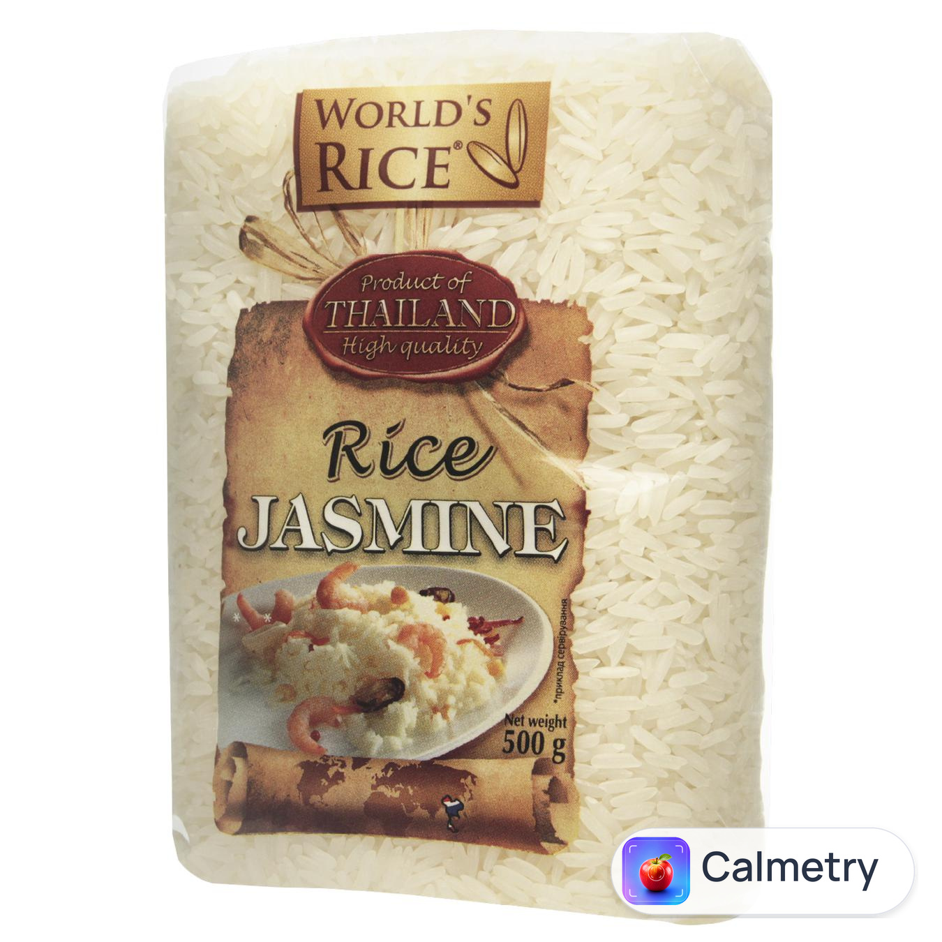 Рис World's Rice Жасмін 500г — фото продукту