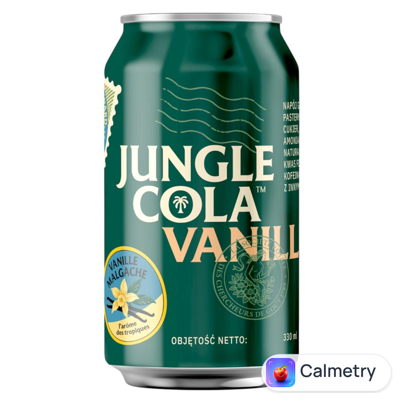 Напій газований Jungle Cola Vanilla 0,33л — фото продукту