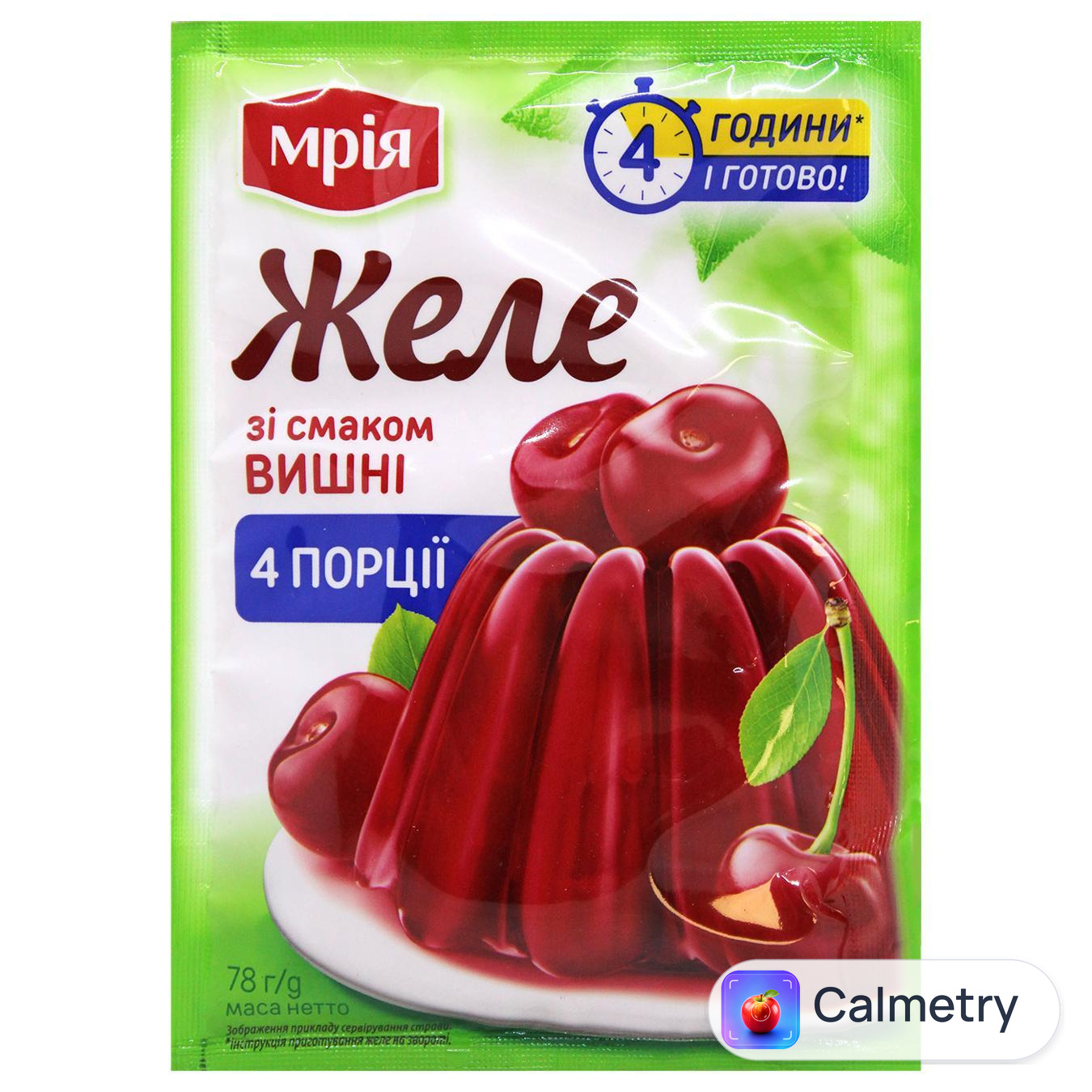 Желе Мрія зі смаком вишні 78г