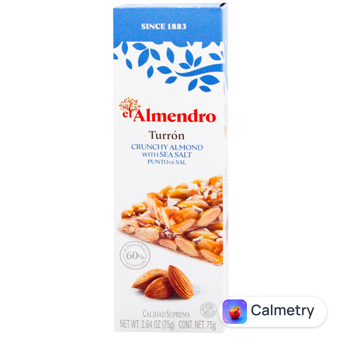 Туррон El Almendro з мигдалем та морською сіллю 75г