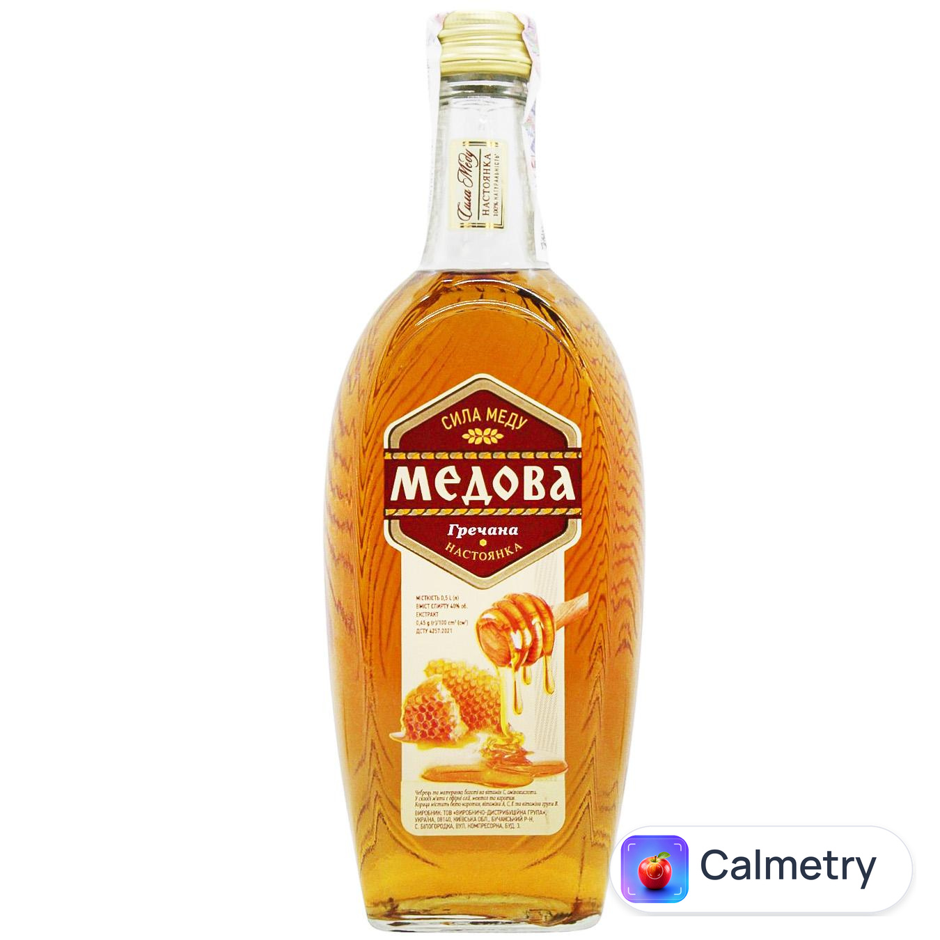 Настоянка Медовуха Гречана 40% 0,5л