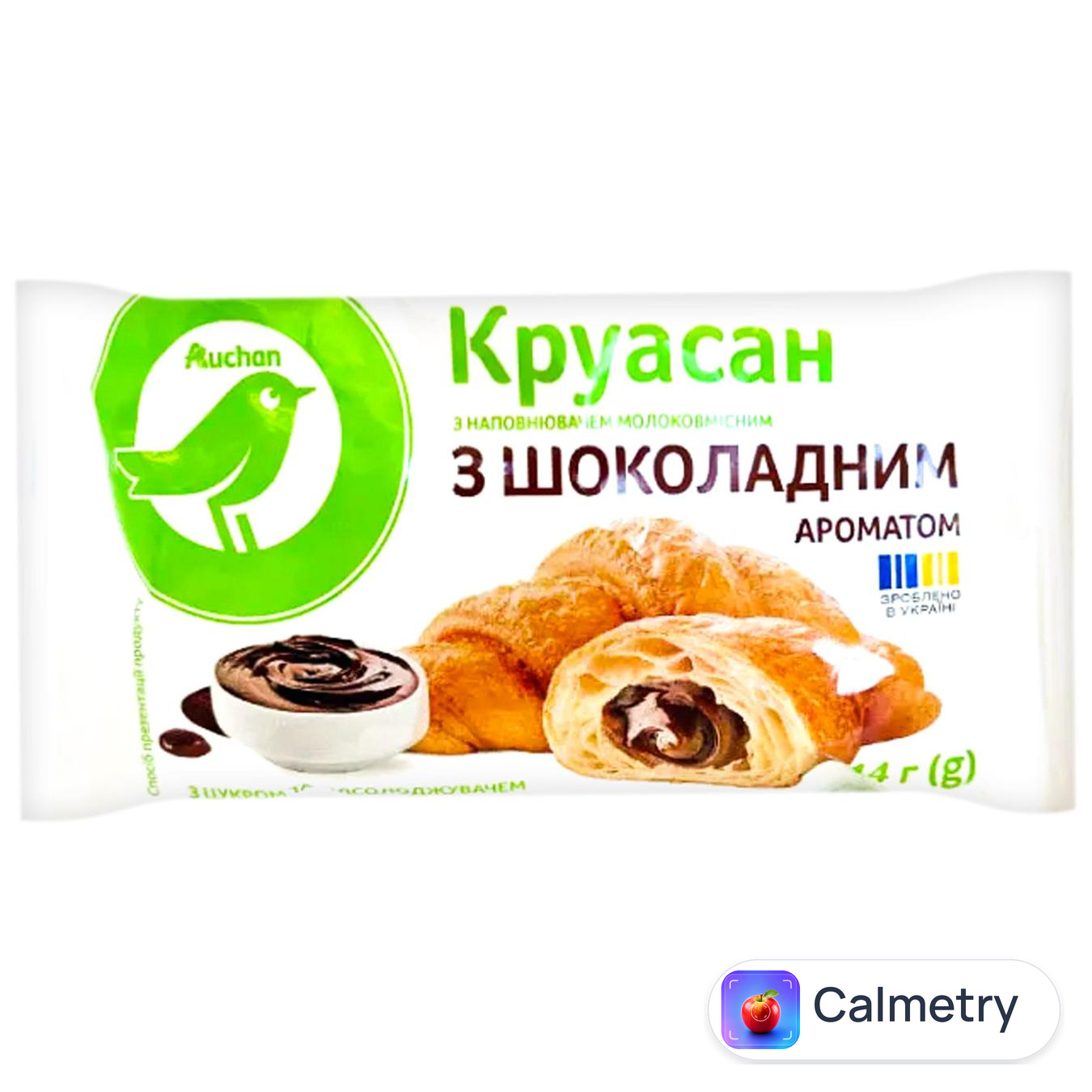 Круасан Auchan з шоколадним ароматом 44г