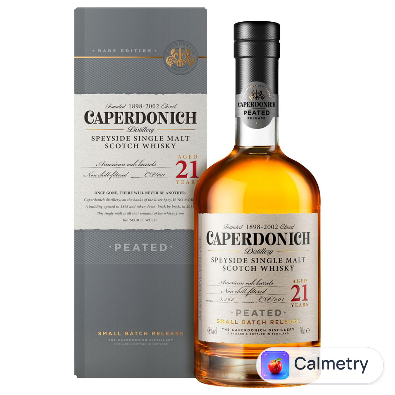 Віскі Caperdonich Peated 21рік 0,7л 48% капердонік