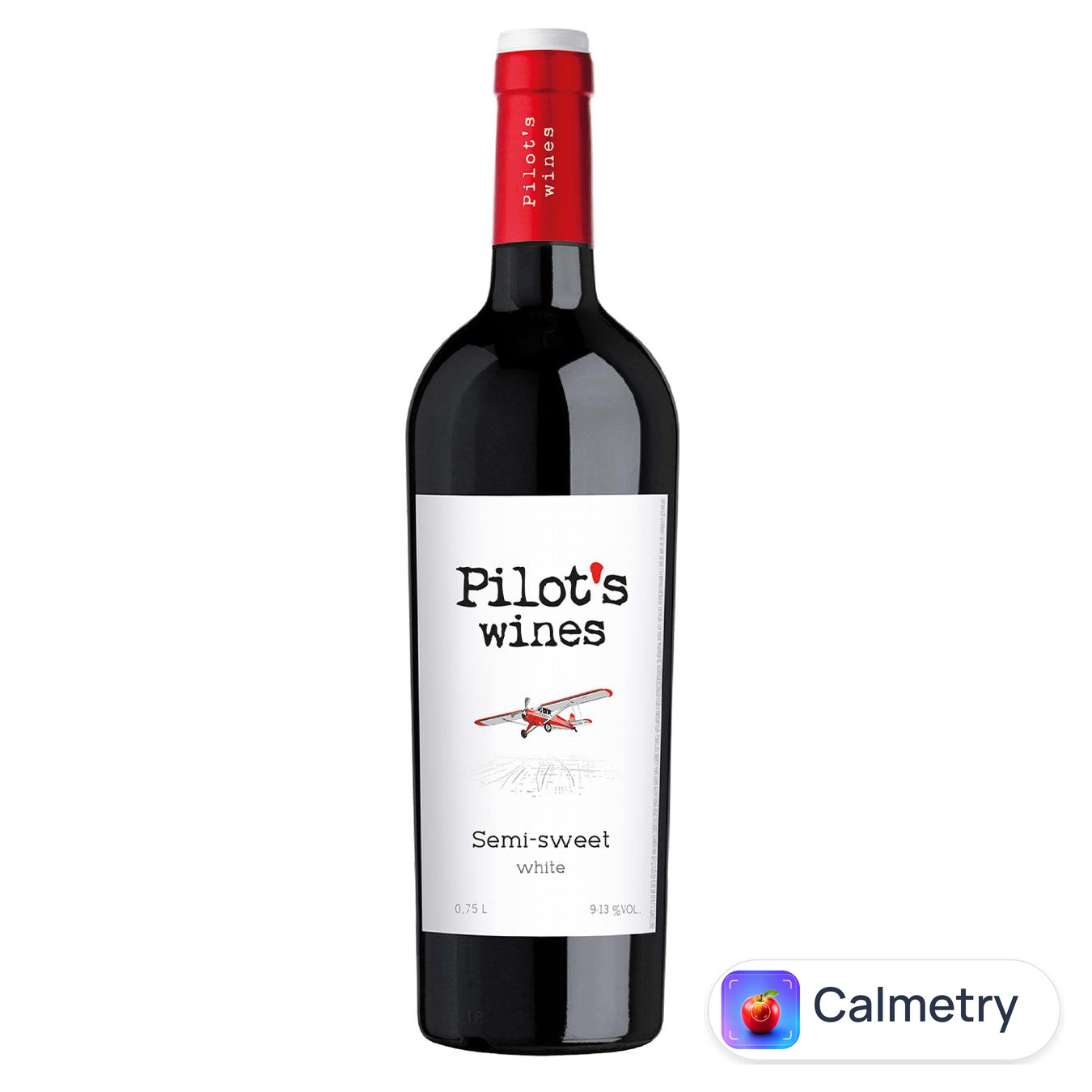 Вино Pilot’s Wines біле напівсолодке 9-13% 0,75л — фото продукту