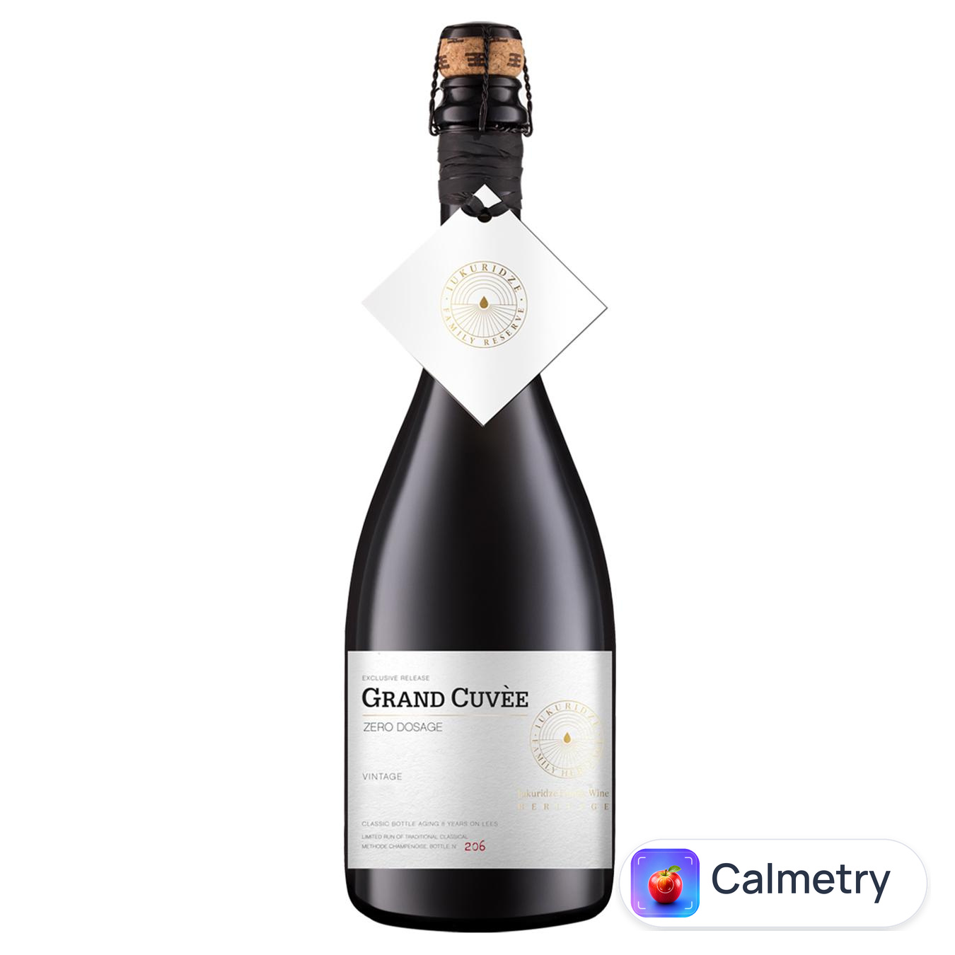 Вино ігристе Shabo Grand Cuvee Zero Dosage біле брют 13% 0,75л