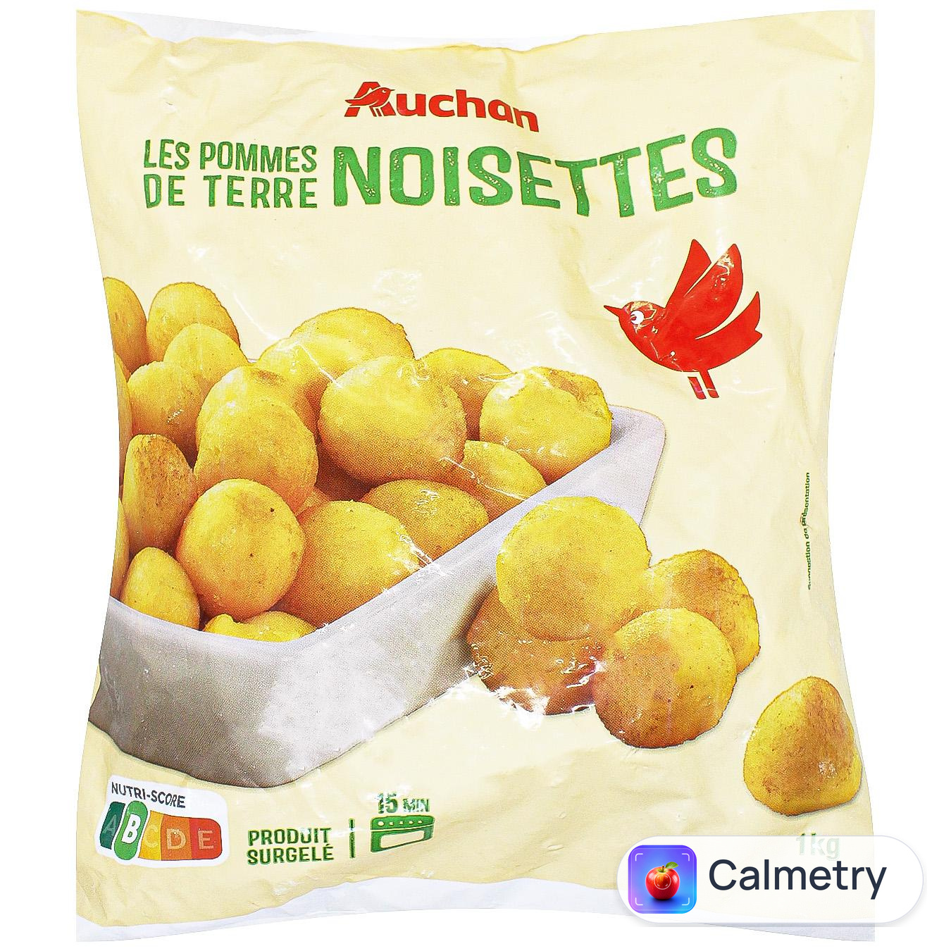 Картопля Auchan дрібна смажена заморожена 1кг