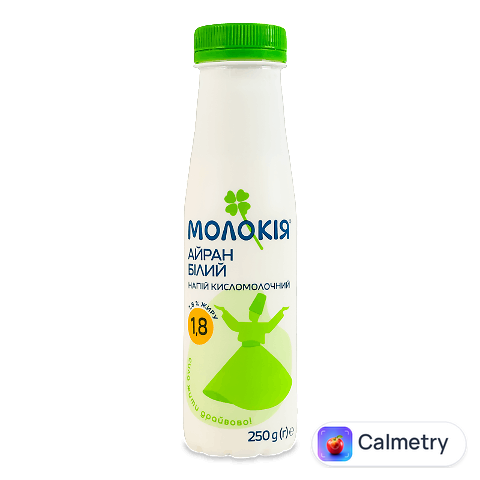 Айран Молокія Білий 1,8% пет, 250г