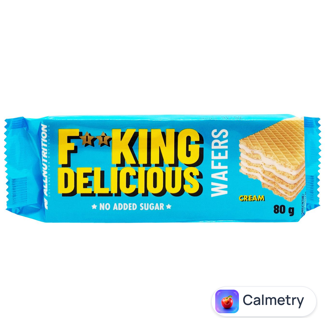 Вафлі AllNutrition Fitking Delicious з кремом без цукру 80г