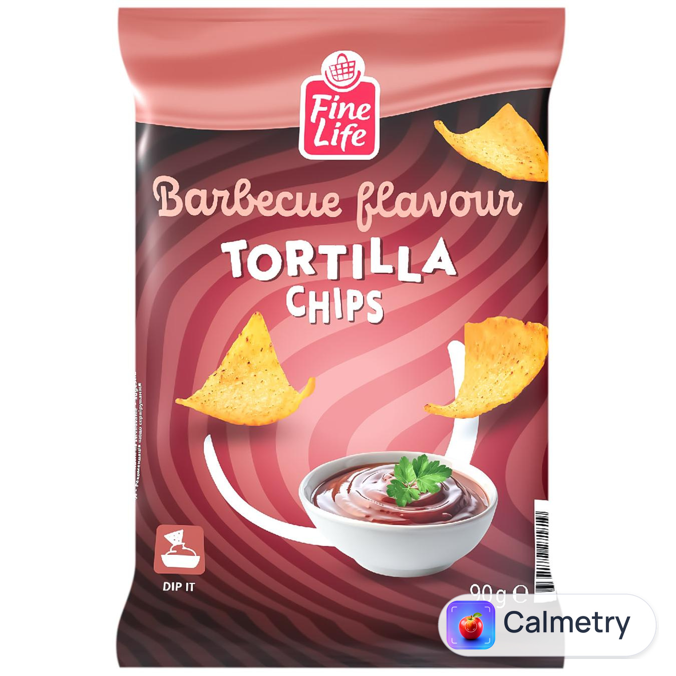 Чипси Fine Life Tortilla кукурудзяні зі смаком Барбекю 90г
