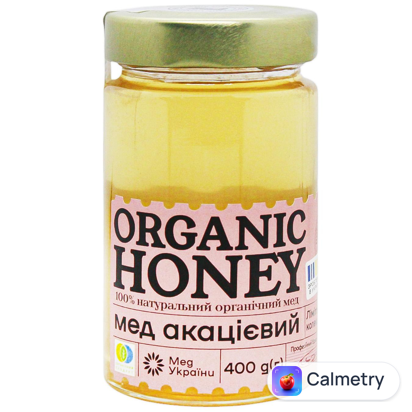 Мед України акацієвий органічний 400г — фото продукту