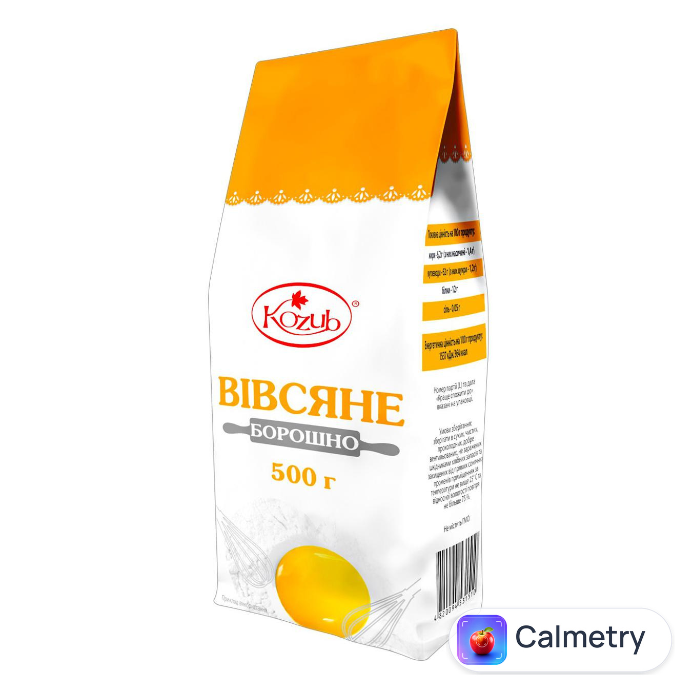 Борошно вівсяне Козуб Продукт 500г