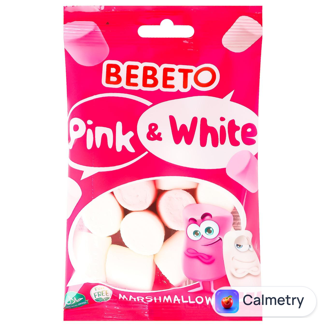 Маршмелоу Bebeto Білий та рожевий 30г
