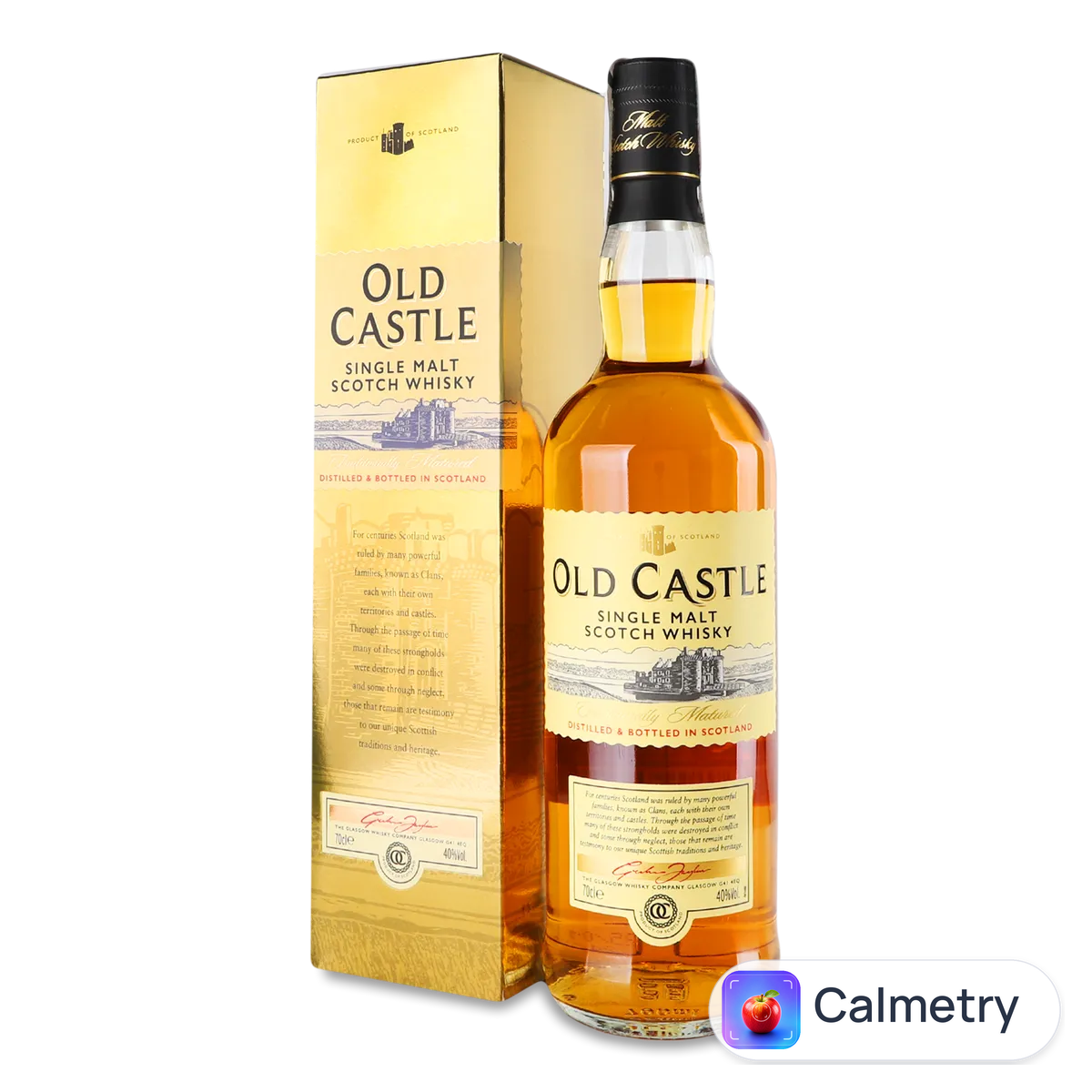 Віскі Old Castle Single Malt Scotch Whisky в коробці 0,7л