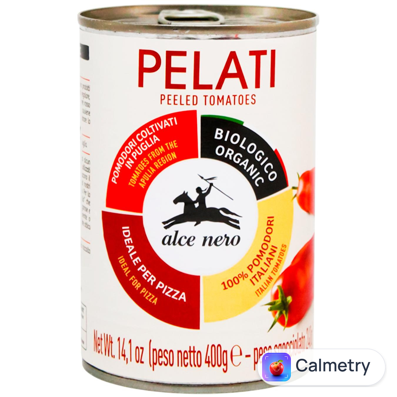Помідори Alce Nero очищені 400г