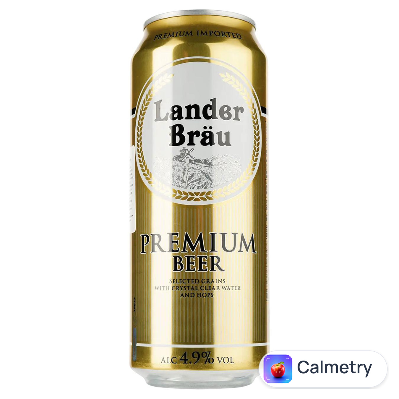 Пиво Lander Brau Premium світле 4,9% 0,5л