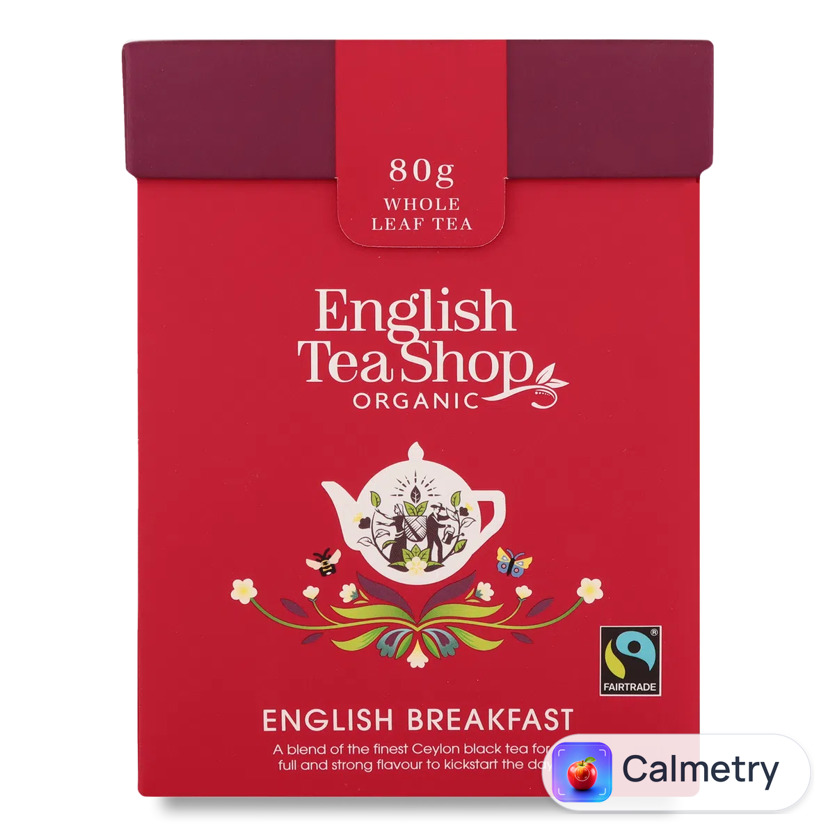 Чай чорний English Tea Shop English Breakfast органічний + ложка 80г