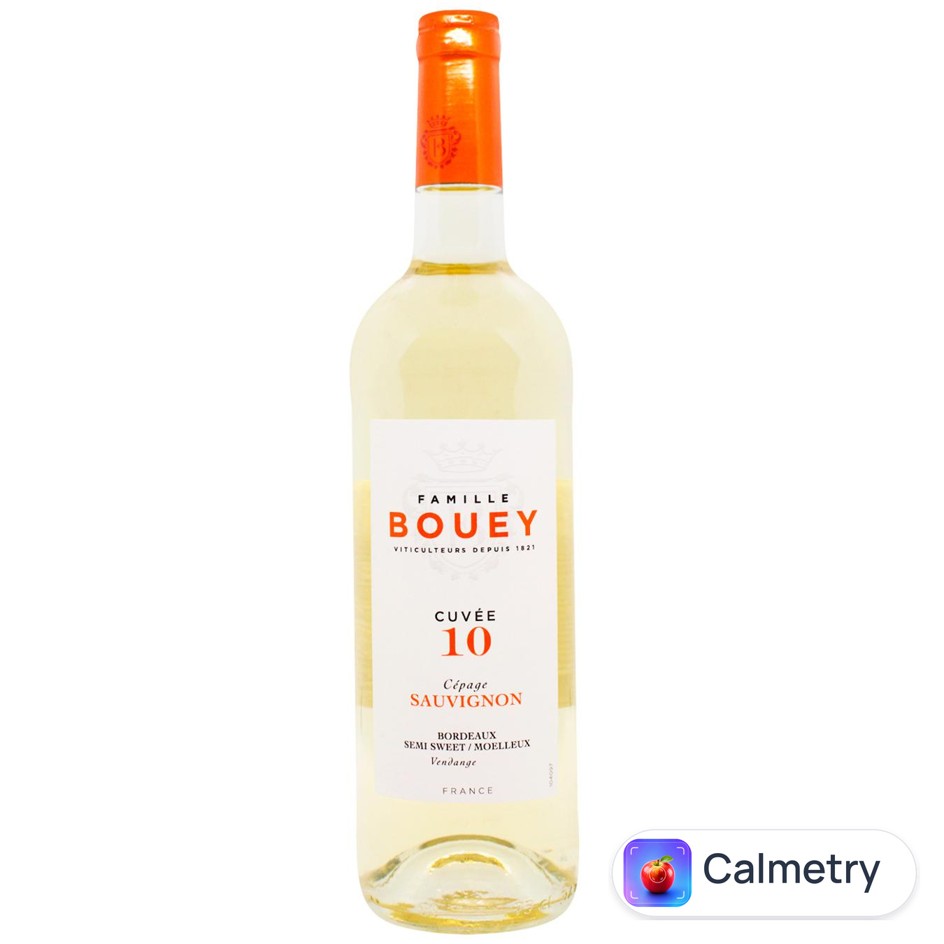 Вино Maison Bouey Cuvee 10 біле напівсолодке 10,5% 0,75л