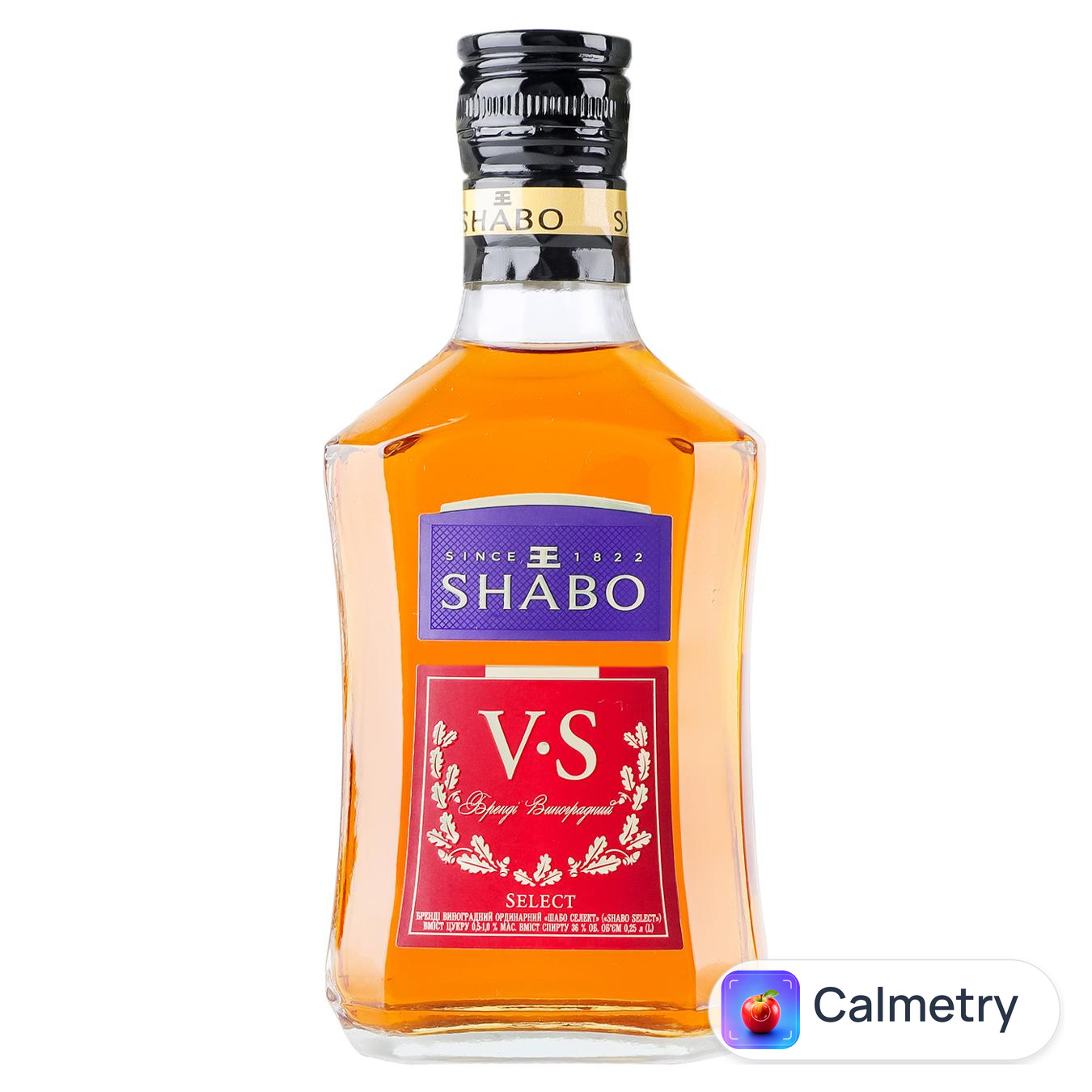 Бренді Shabo Classic VS 36% 0,25л — фото продукту