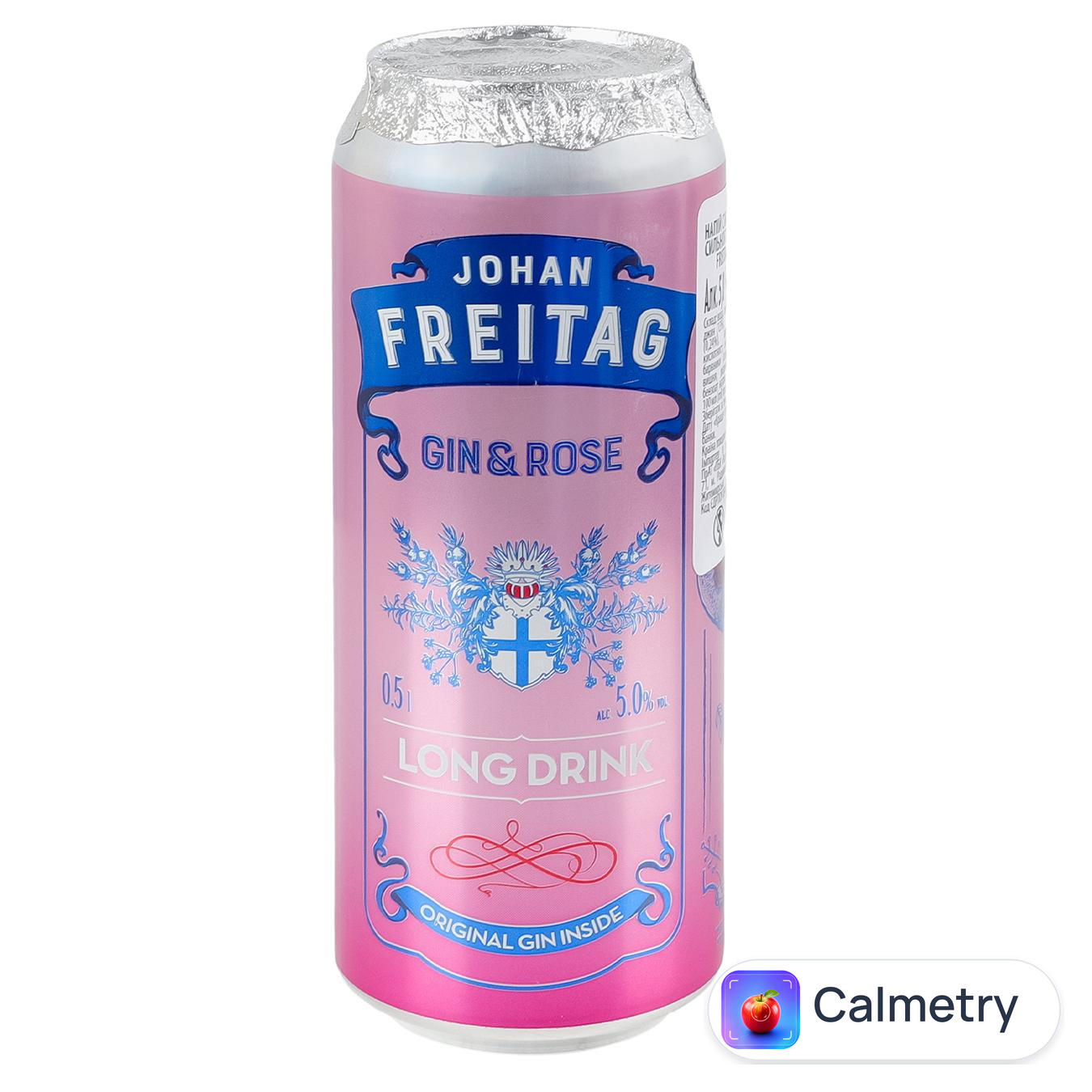 Напій слабоалкогольний Johan Freitag Gin&Rose 5% 0,5л