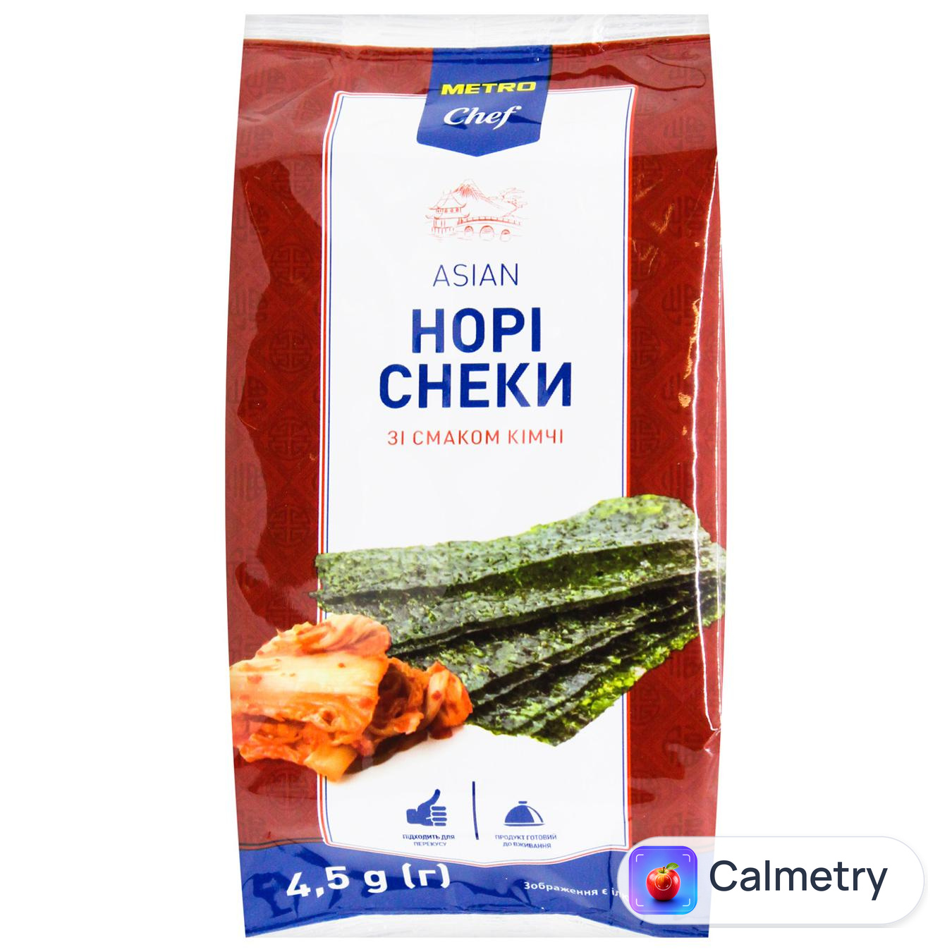 Норі снеки Metro Chef зі смаком кімчі 4,5г