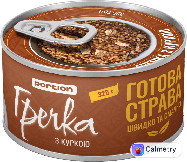 Каша Гречана Portion з куркою 325 г