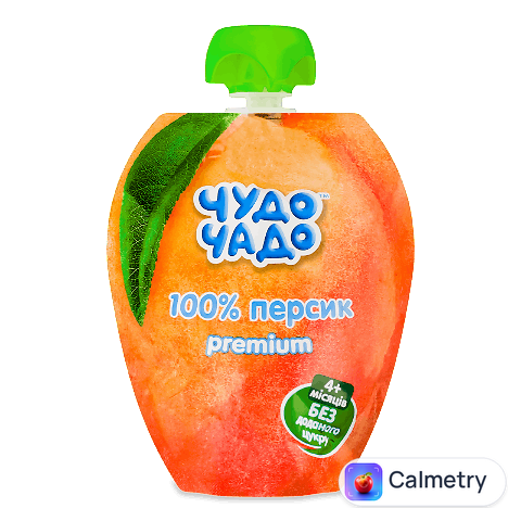 Пюре Чудо-Чадо Premium з персиків, 90г