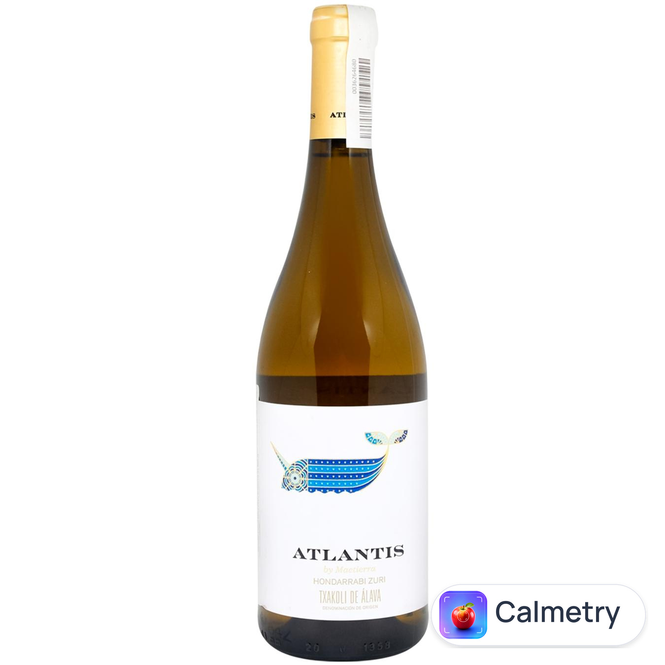 Вино Atlantis Txakoli біле сухе 12,5% 0,75л