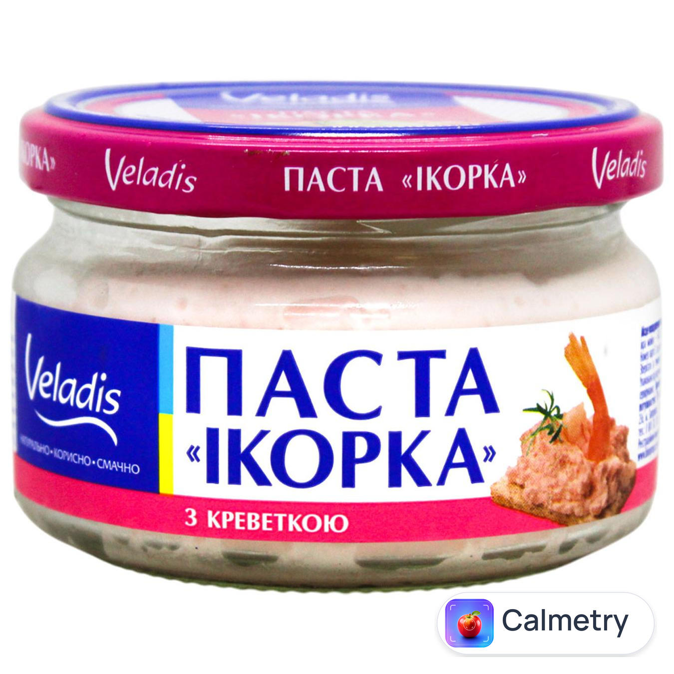 Паста з ікрою атлантичних риб Veladis Ікорка з креветкою 160г