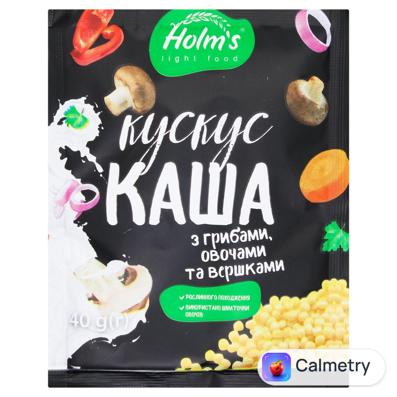 Кус-кус Holm's з грибами овочами та вершками 40г