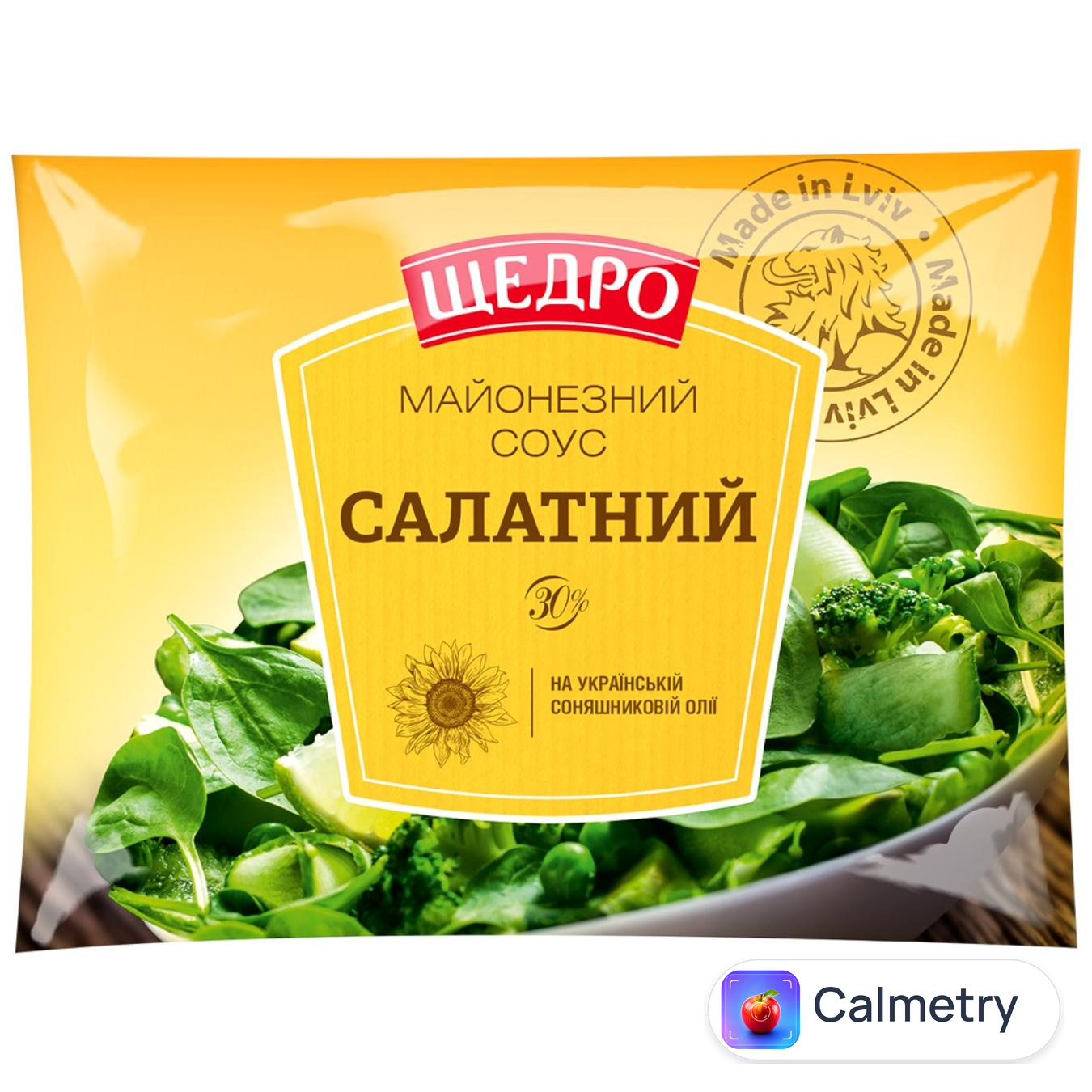 Майонезний соус Щедро Салатний 30% 190г